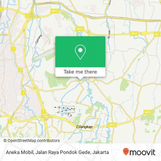 Aneka Mobil, Jalan Raya Pondok Gede map