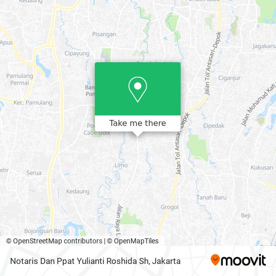 Notaris Dan Ppat Yulianti Roshida Sh map