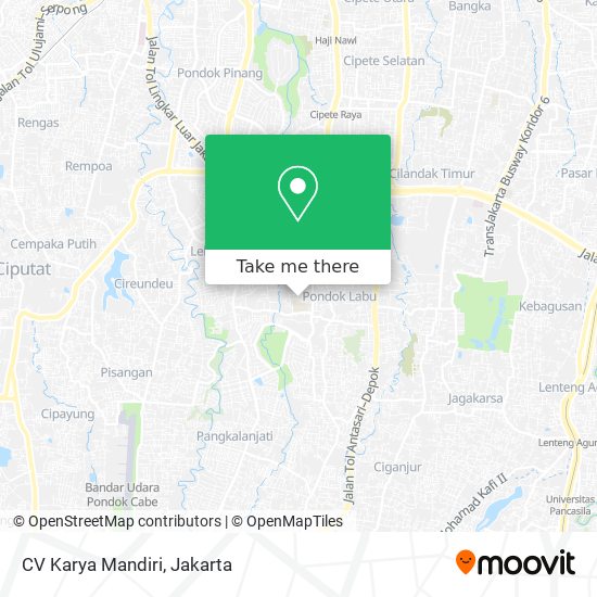 CV Karya Mandiri map