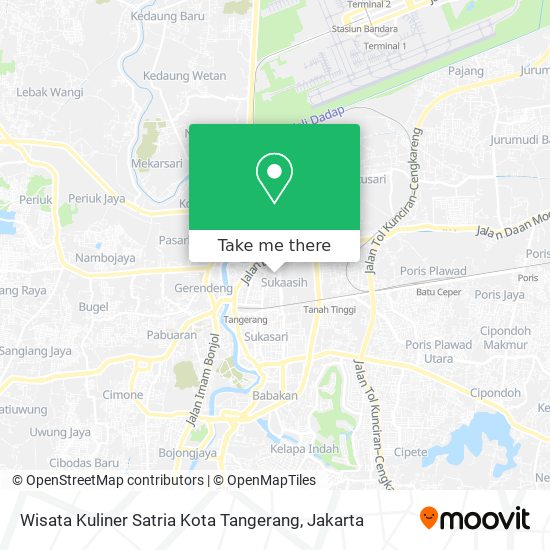 Wisata Kuliner Satria Kota Tangerang map