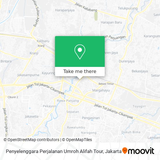 Penyelenggara Perjalanan Umroh Alifah Tour map