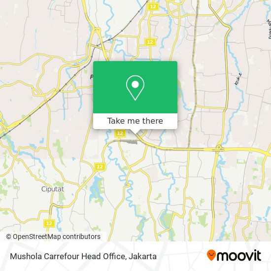 Mushola Carrefour Head Office map