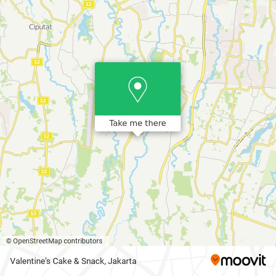 Valentine's Cake & Snack map