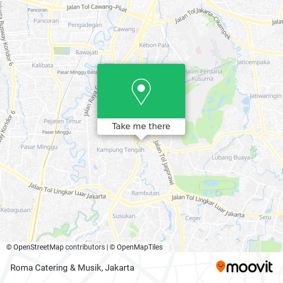 Roma Catering & Musik map