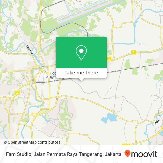 Fam Studio, Jalan Permata Raya Tangerang map