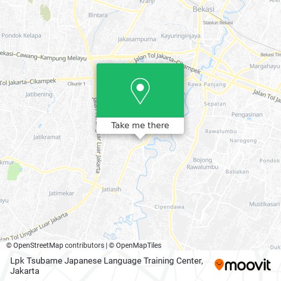 Lpk Tsubame Japanese Language Training Center map