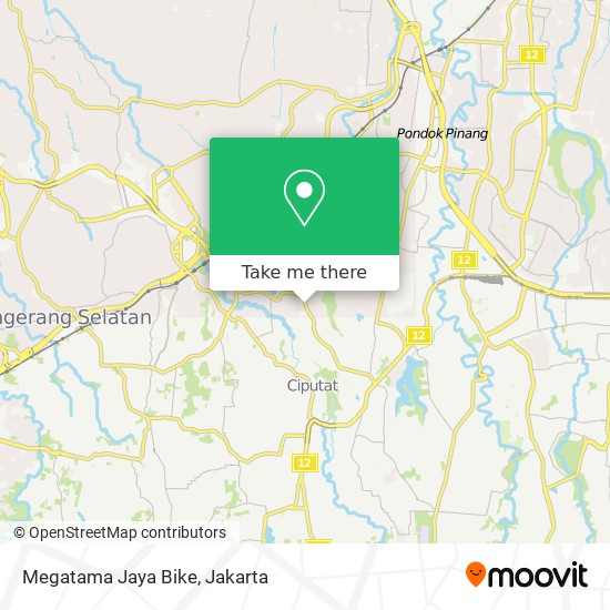 Megatama Jaya Bike map