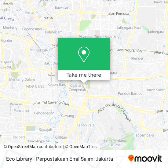 Eco Library - Perpustakaan Emil Salim map