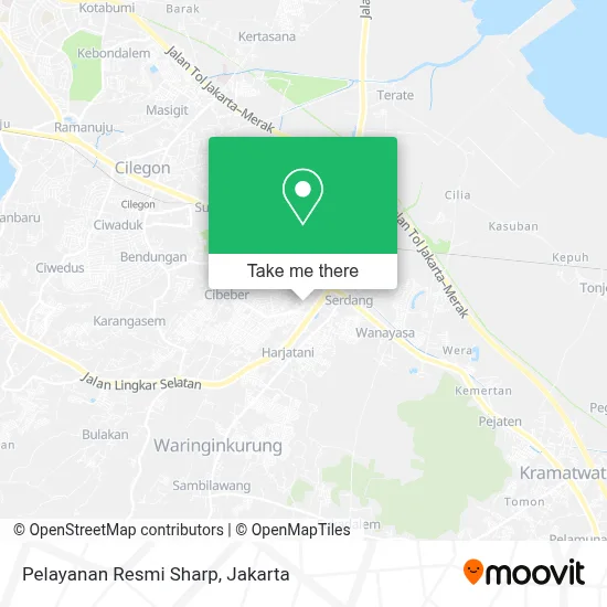 Pelayanan Resmi Sharp map