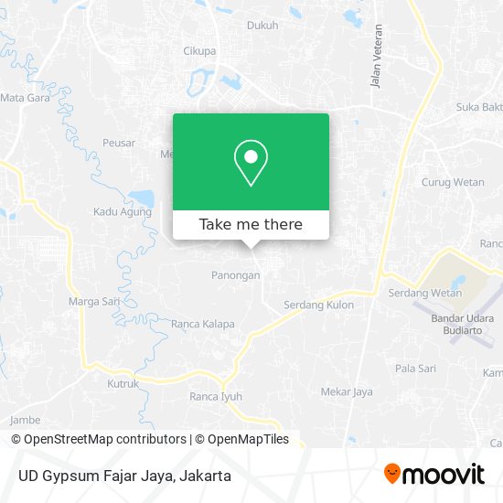 UD Gypsum Fajar Jaya map