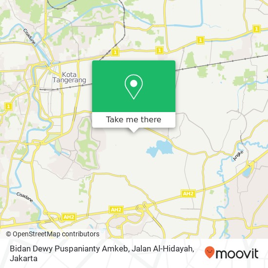 Bidan Dewy Puspanianty Amkeb, Jalan Al-Hidayah map