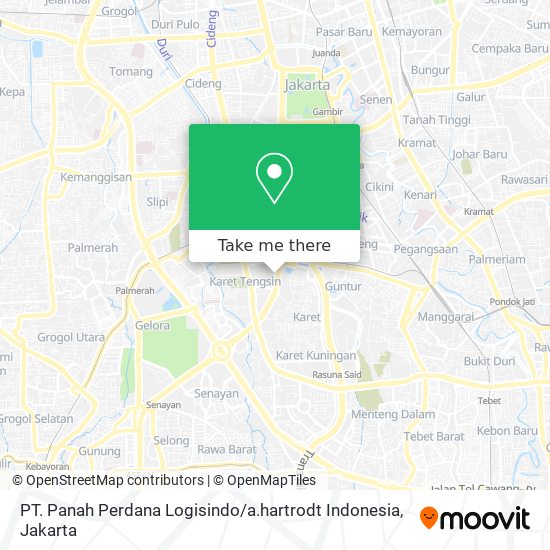 PT. Panah Perdana Logisindo / a.hartrodt Indonesia map
