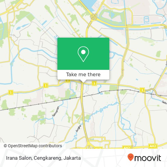 Irana Salon, Cengkareng map