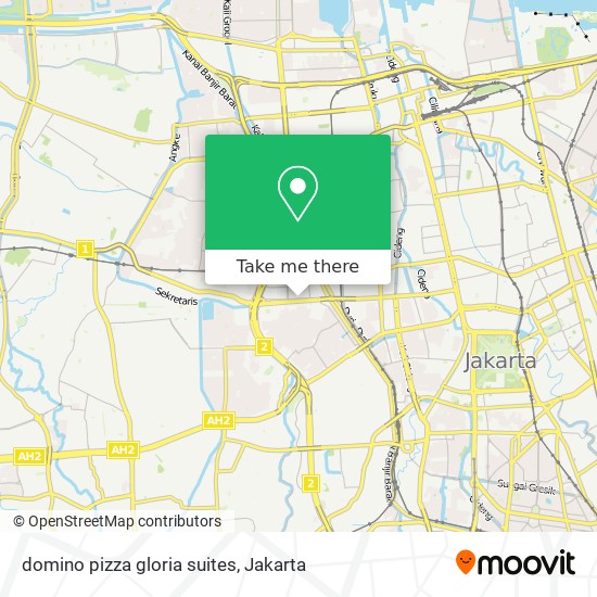 domino pizza gloria suites map