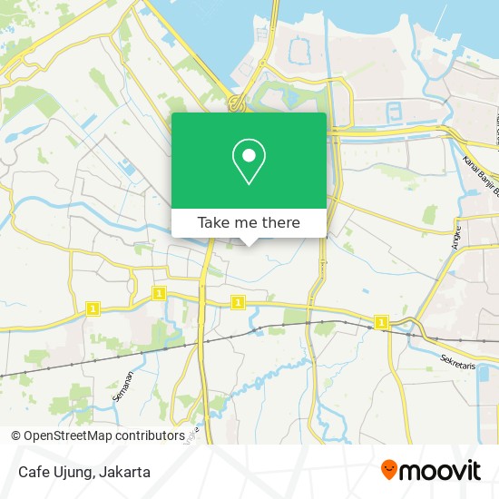 Cafe Ujung map