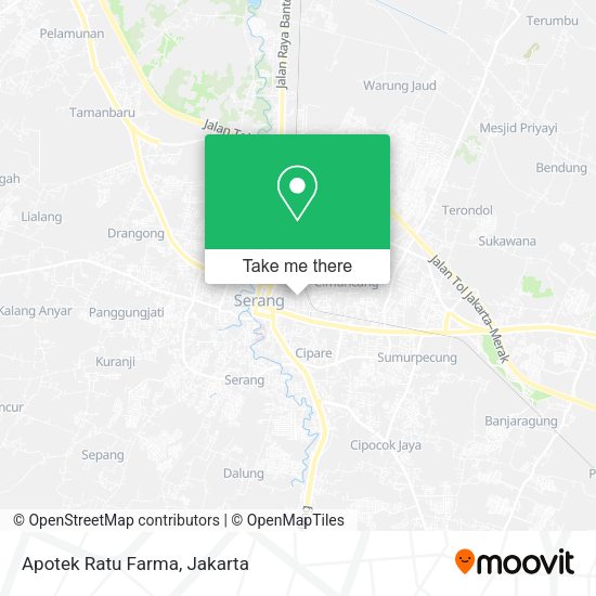 Apotek Ratu Farma, Jalan Maulana Yusuf map