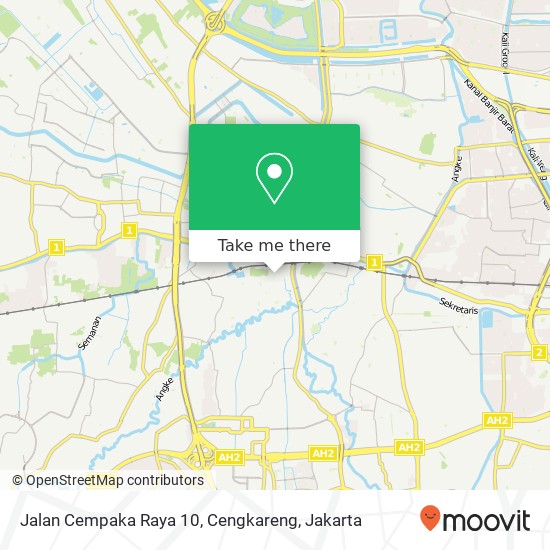 Jalan Cempaka Raya 10, Cengkareng map