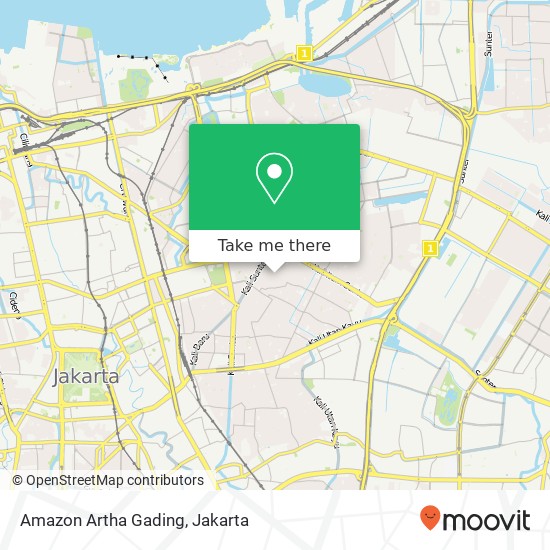 Amazon Artha Gading map