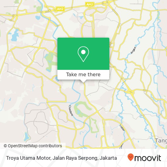 Troya Utama Motor, Jalan Raya Serpong map