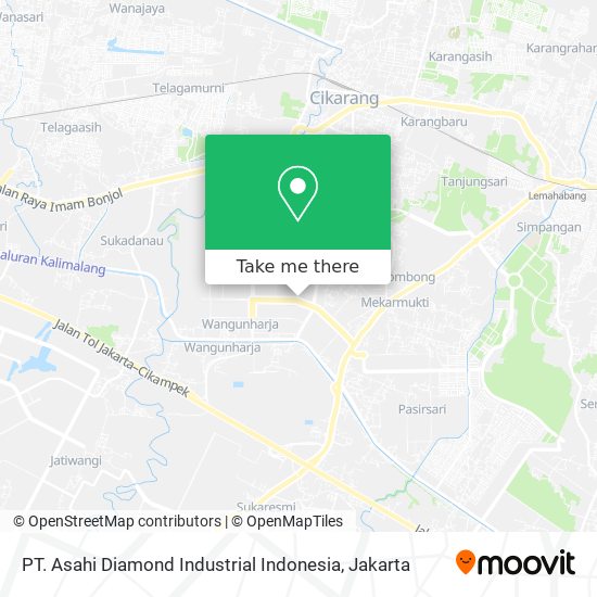 PT. Asahi Diamond Industrial Indonesia map