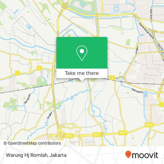 Warung Hj Romlah map