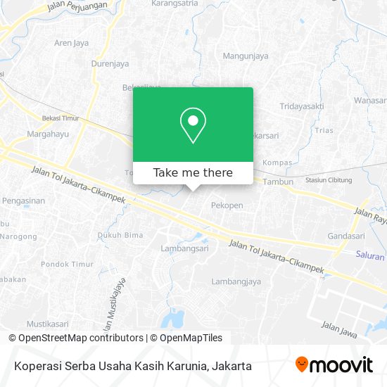 Koperasi Serba Usaha Kasih Karunia map