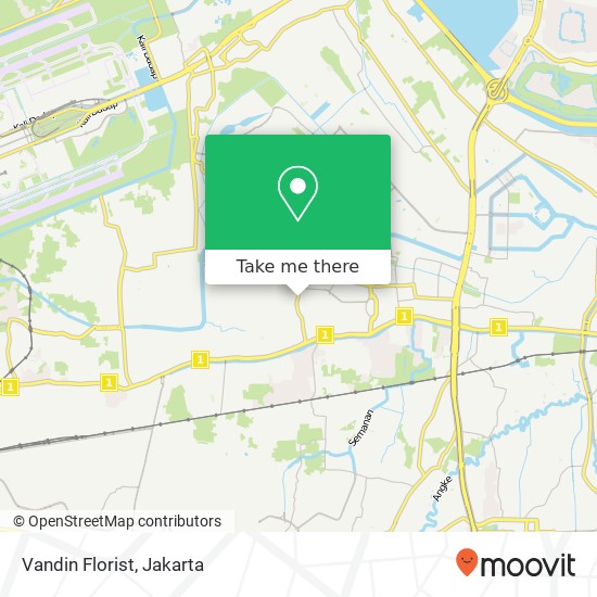 Vandin Florist map