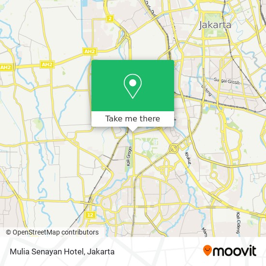 Mulia Senayan Hotel map