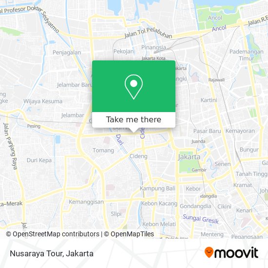 Nusaraya Tour map