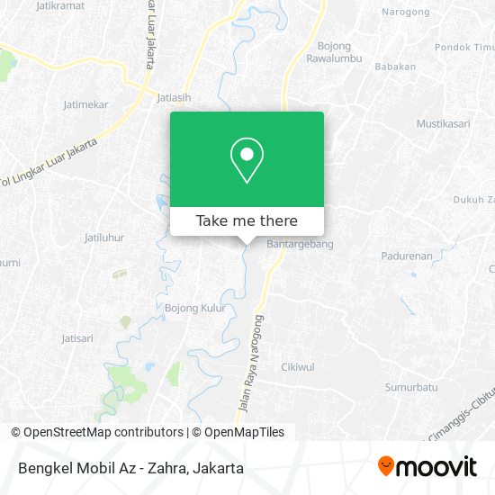 Bengkel Mobil Az - Zahra map