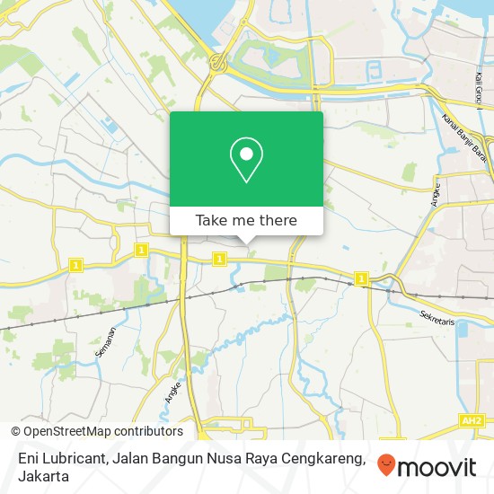 Eni Lubricant, Jalan Bangun Nusa Raya Cengkareng map