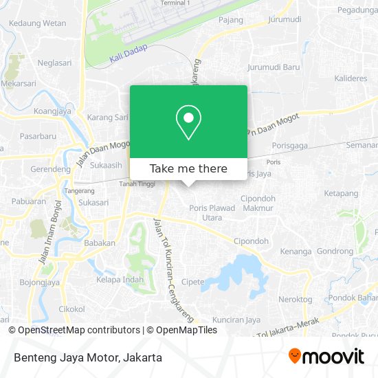 Benteng Jaya Motor map