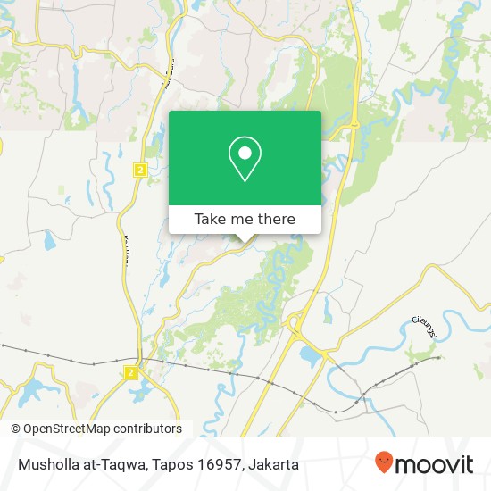 Musholla at-Taqwa, Tapos 16957 map