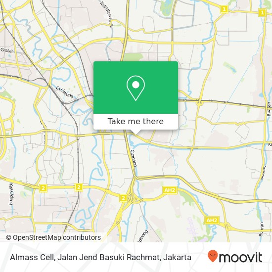 Almass Cell, Jalan Jend Basuki Rachmat map