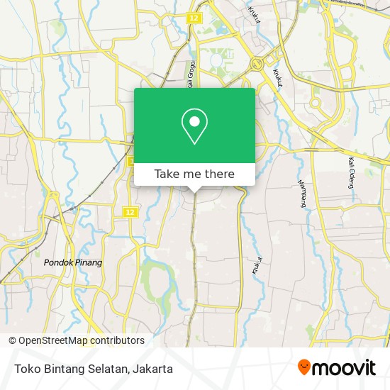 Toko Bintang Selatan map