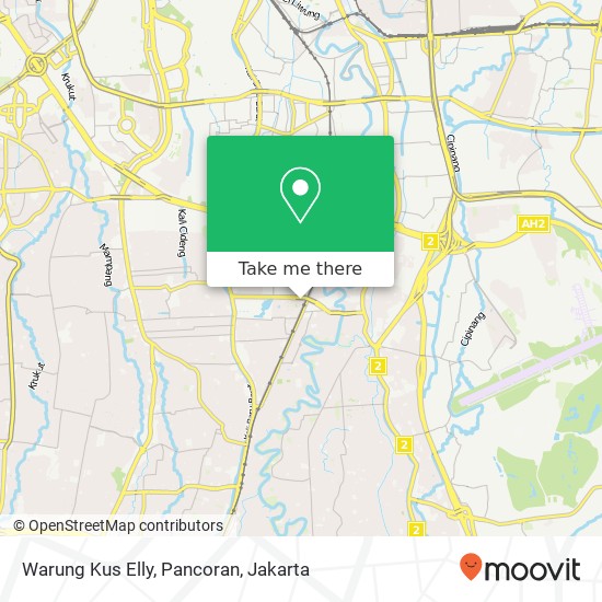 Warung Kus Elly, Pancoran map