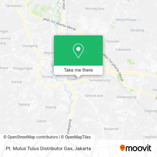 Pt. Mulus Tulus Distributor Gas map