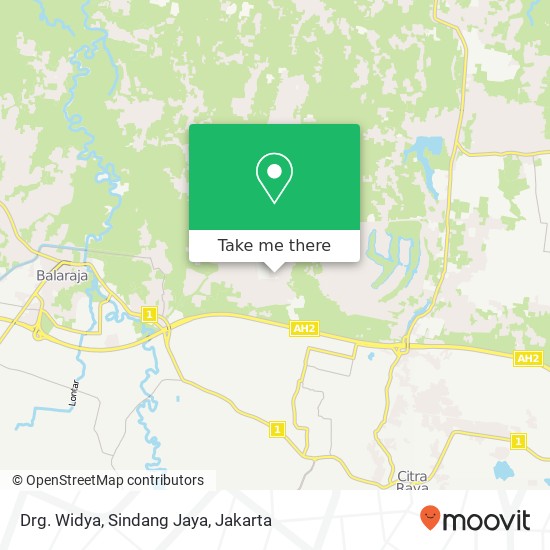 Drg. Widya, Sindang Jaya map