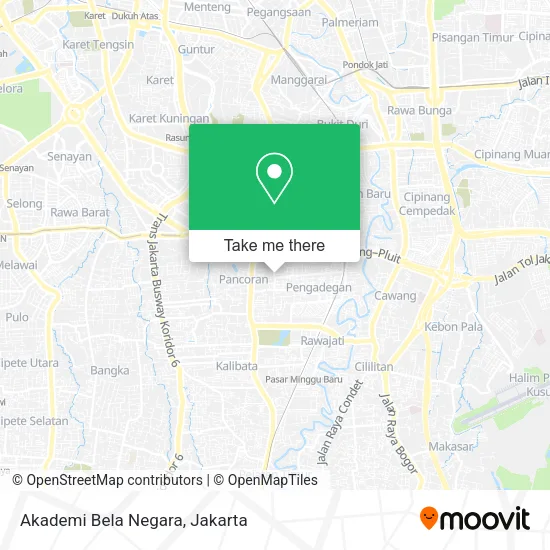 Akademi Bela Negara map
