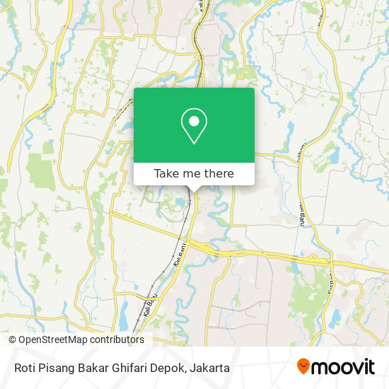 Roti Pisang Bakar Ghifari Depok map