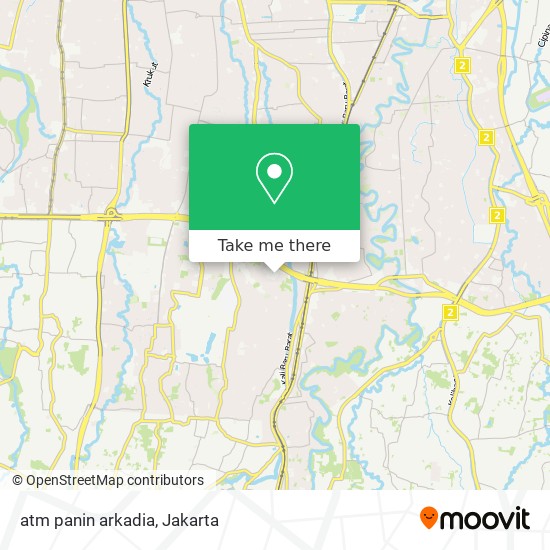 atm panin arkadia map