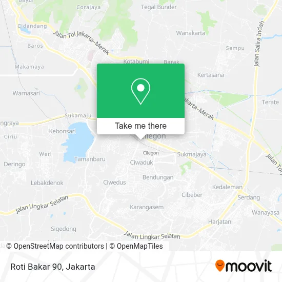 Roti Bakar 90 map