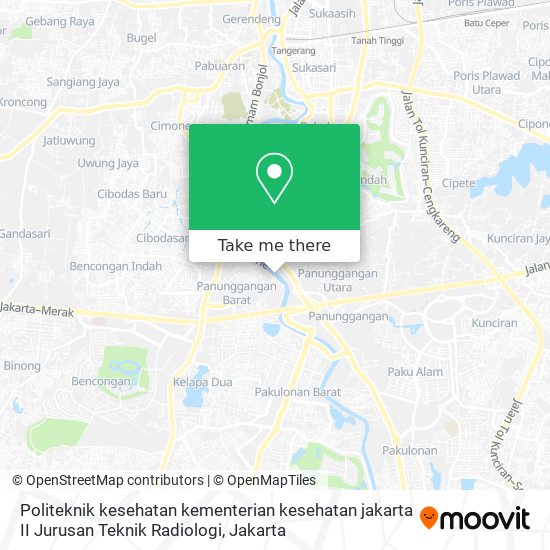 Politeknik kesehatan kementerian kesehatan jakarta II Jurusan Teknik Radiologi map