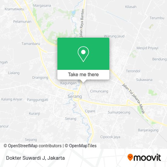 Dokter Suwardi J, Jalan Ki Tapa map