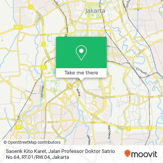 Saoenk Kito Karet, Jalan Professor Doktor Satrio No.64, RT.01 / RW.04 map