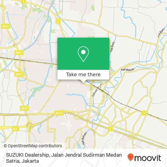 SUZUKI Dealership, Jalan Jendral Sudirman Medan Satria map