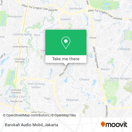 Barokah Audio Mobil map