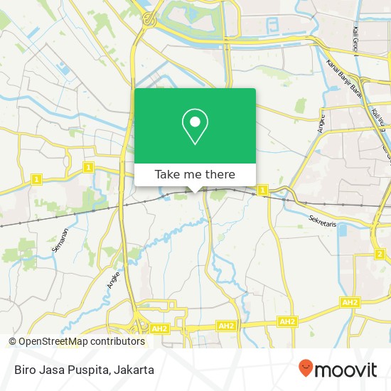 Biro Jasa Puspita map