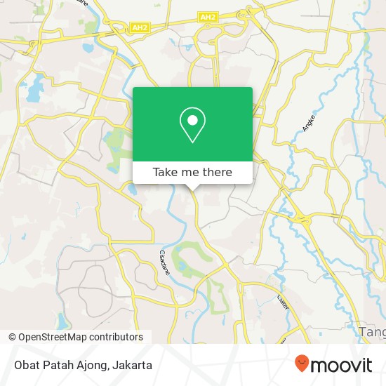 Obat Patah Ajong map