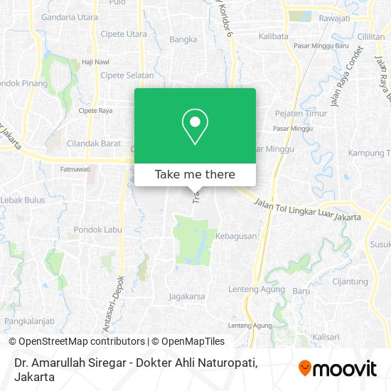 Dr. Amarullah Siregar - Dokter Ahli Naturopati map